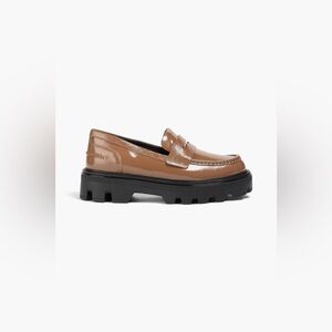 Rag and Bone Quinn Tab Patent Leather Chunky Lug Sole Loafers